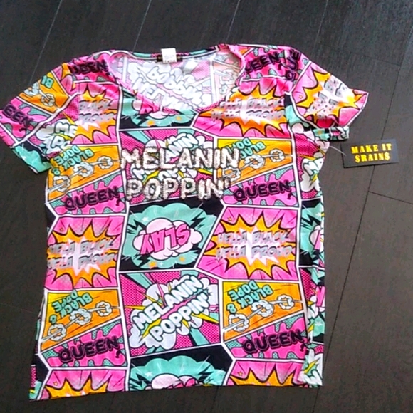Make it Rain Tops - Melanin Poppin T